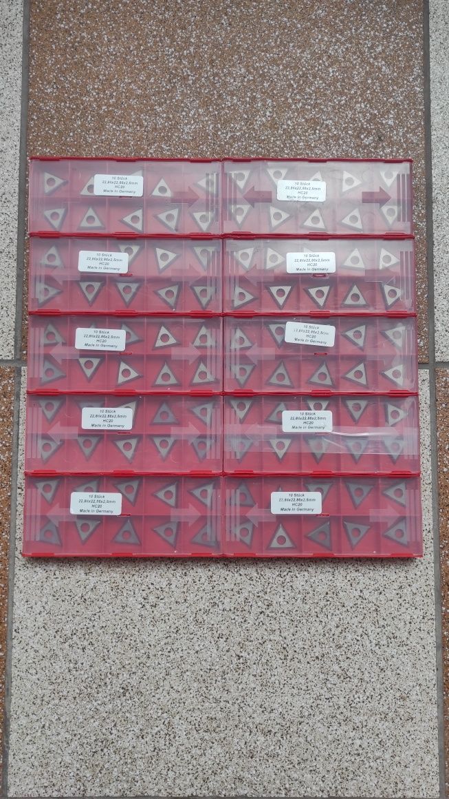 Подрезной нож треугольник 22,86x22,86x2,5mm HC20 Made in Germany
