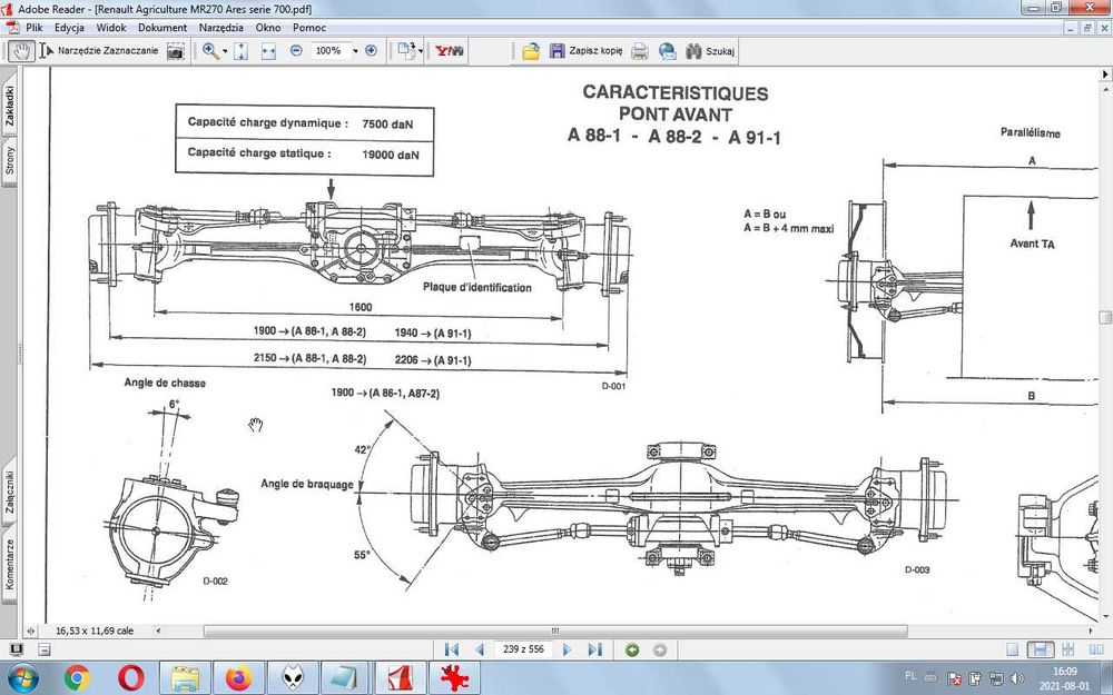 instrukcja napraw Renault Ares 710, 720, 725, 735.