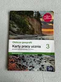 Ćwiczenia / Karta pracy Oblicza geografii 3 zakres podstawowy Nowa Era