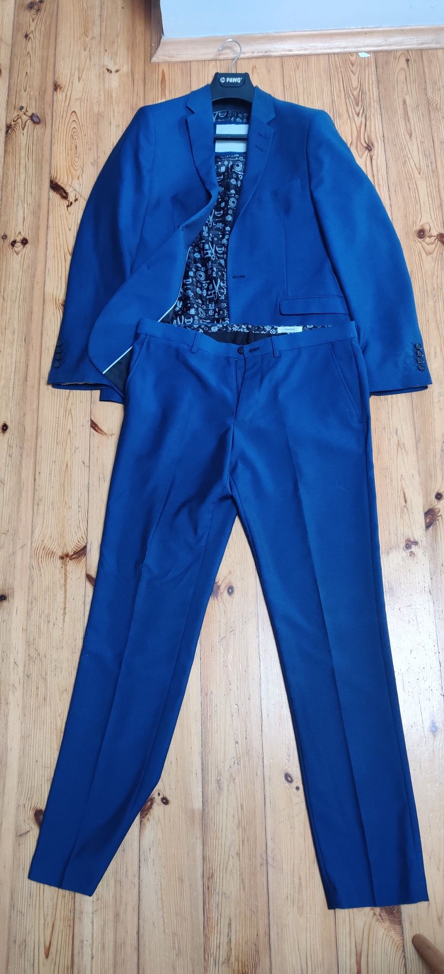 Montego garnitur męski 173 cm spodnie 40. Rozmiar M