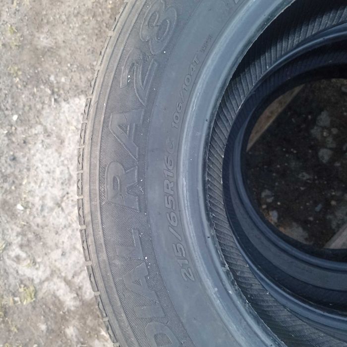 Продам б/у літні шини 215/65 r16 C Hankook 106/104T