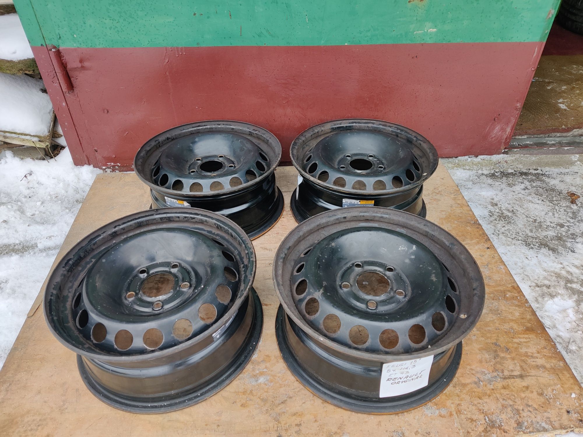 Felgi stalowe 15"-Renault 5x114,3