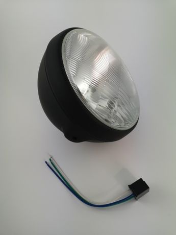 Lampa przód MZ ETZ H4 (E-Mark) kpl
