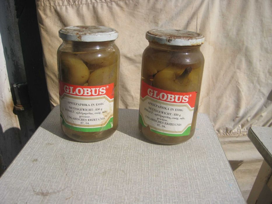 Papryka konserwowa firmy Globus z 1987 r. Czasy PRL. Starocie