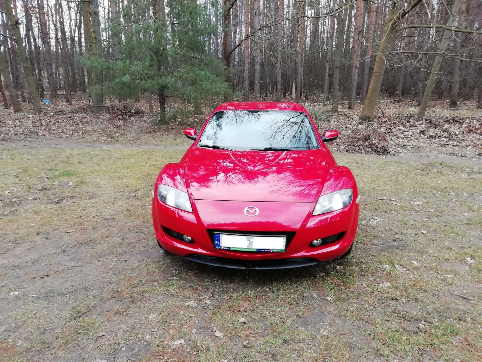 Mazda RX-8 Ładna Zgrabna Czerwona