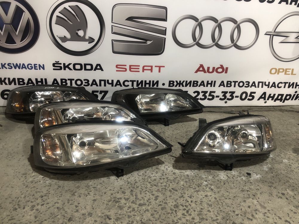 Фари, фари передні рефлектори Опель Астра Ж(Opel Astra G)90520877