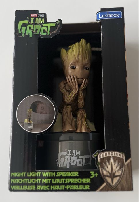 Lampka nocna I Am Groot z glosnikiem nowa