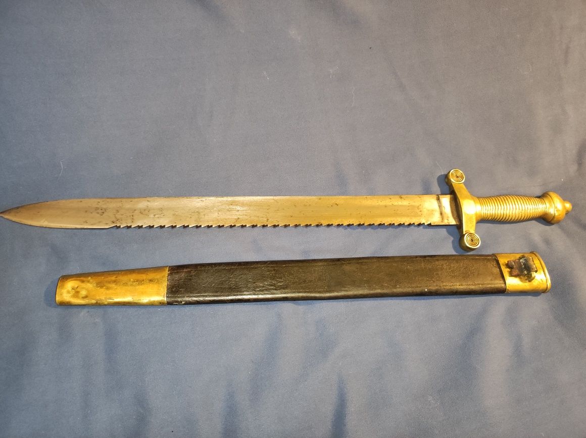 Tasak artylerii z zębami Solingen miecz szabla