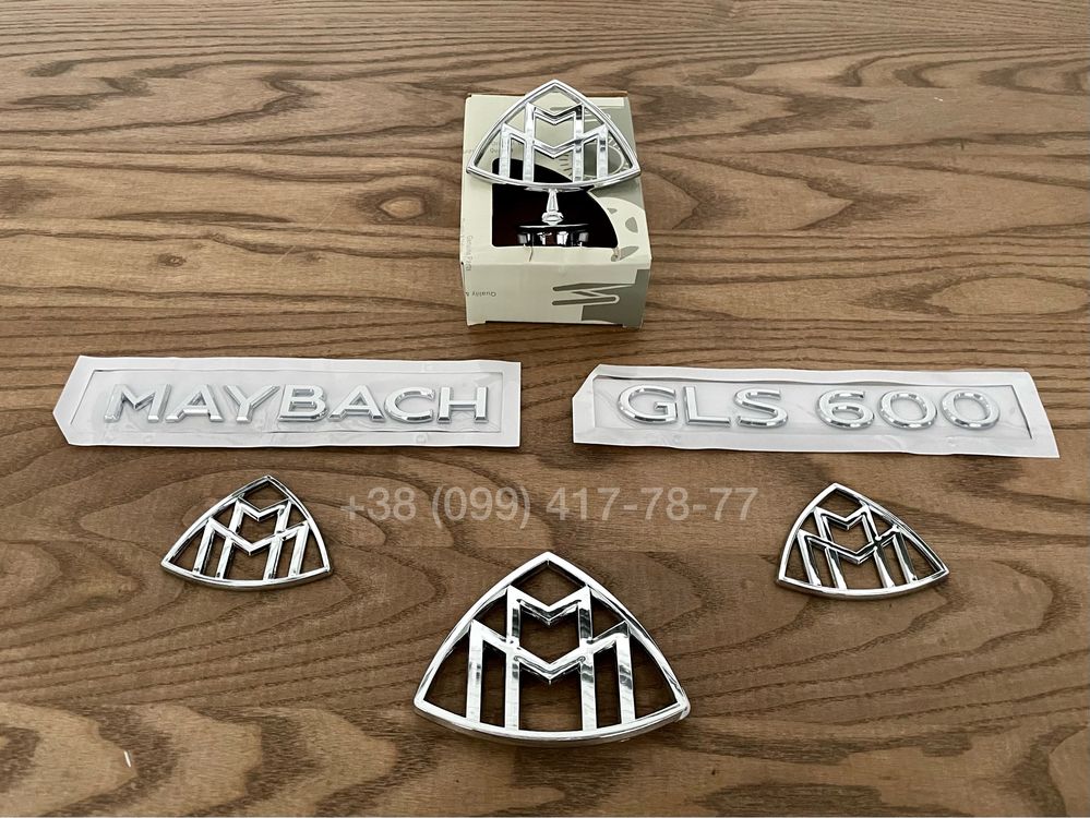 Эмблема лого значок MAYBACH Mercedes X167 W167 GLS-Class GLS600 GLS680