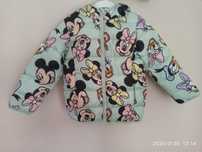 Śliczna przejściowa pikowana kurteczka Disney Minnie 116 Nowa