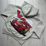 Bluza z kapturem boxy fit Cars Auta Disney PIXAR Zygzak McQueen XS