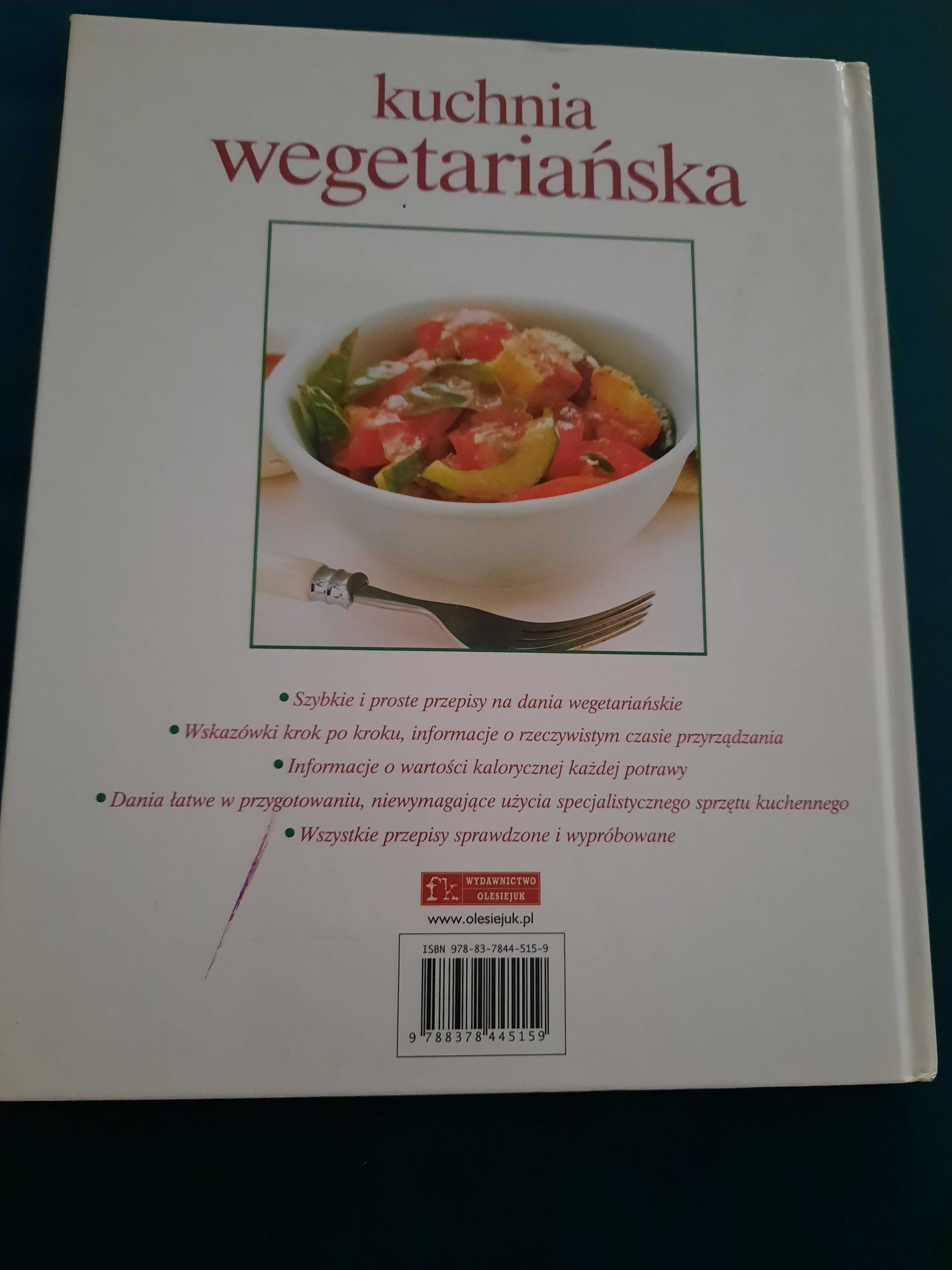 książka kulinarna z przepisami kuchnia wegetariańska