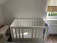 Łóżeczko Pinio + materac PlantPur baby 60x120