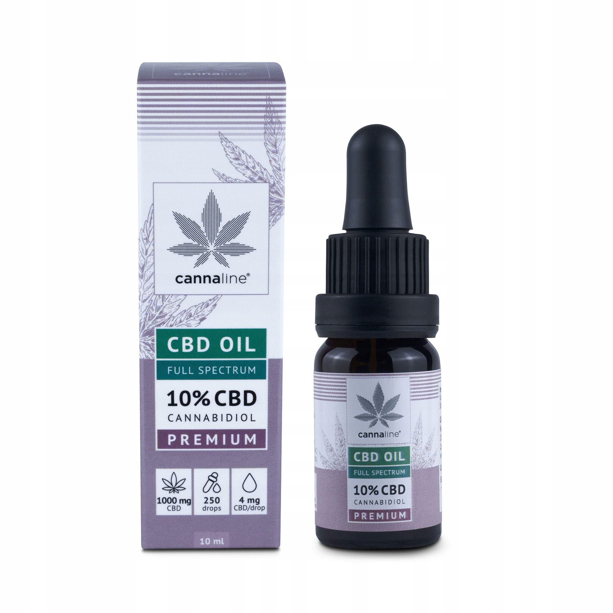 CBD Cannaline Premium 10% 10 ml z certyfikatem