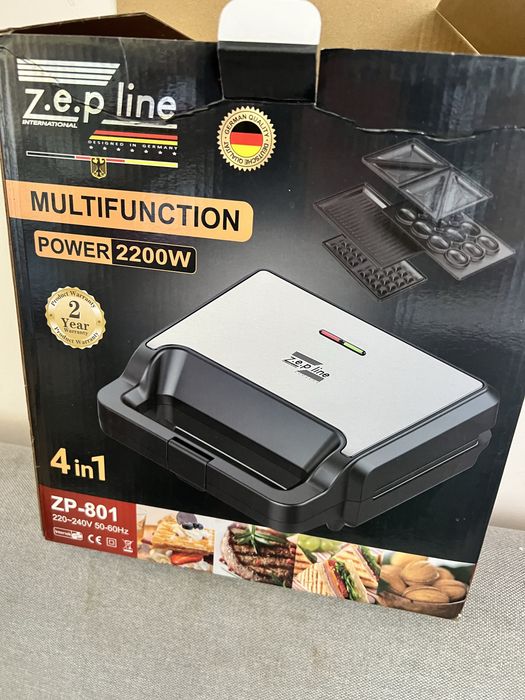 Вафельниця 4в1 Zepline 2200W ZP-801 Мультимейкер