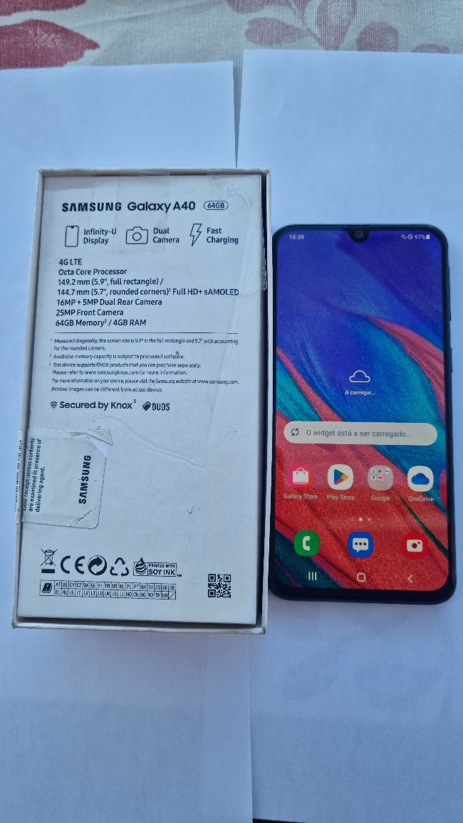 Samsung galaxy A 40