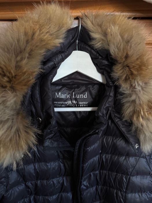 Kurtka ocieplana czarna Marie Lund