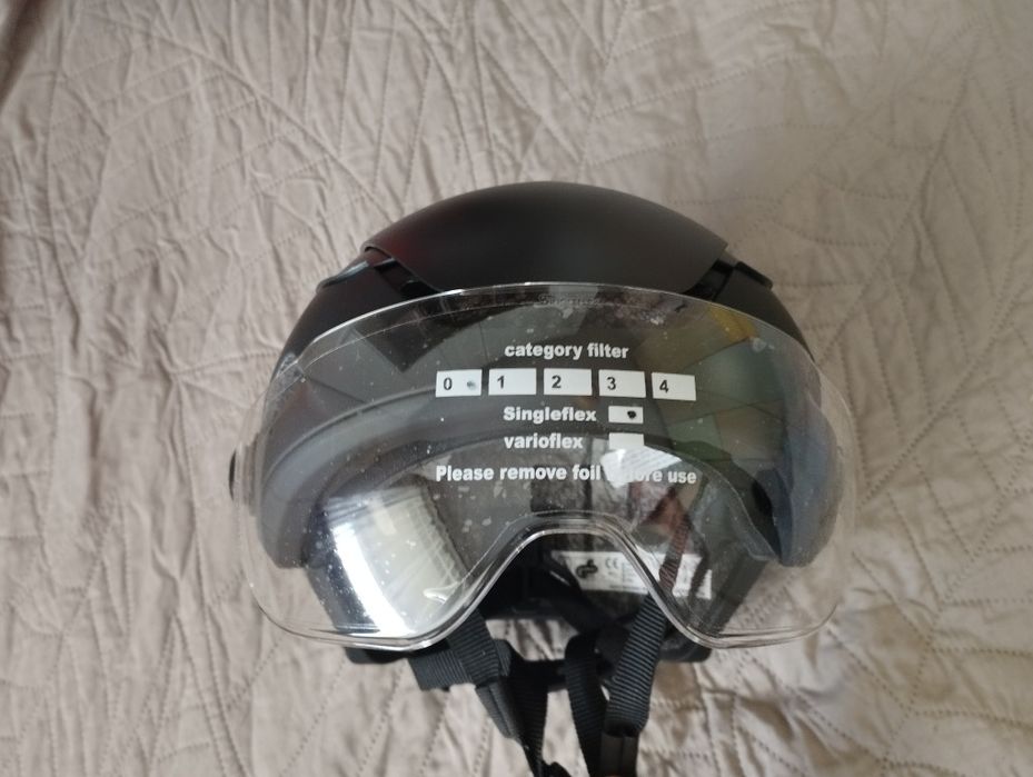 Nowy kask rowerowy Alpina Altona r. M 52-57cm miejski z wizjerem ebike