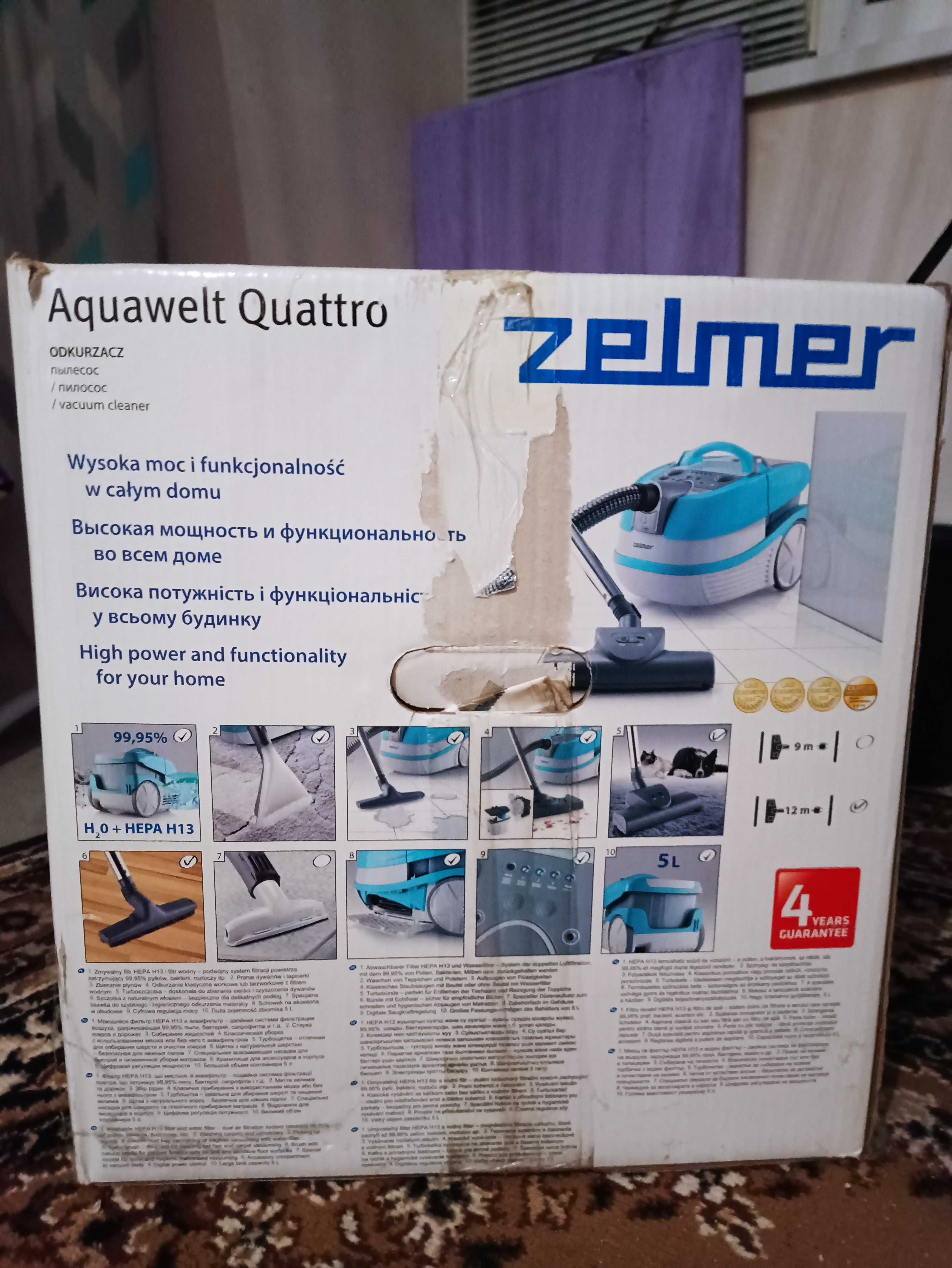 Zelmer Aquawelt Quattro ZVC7763HT
