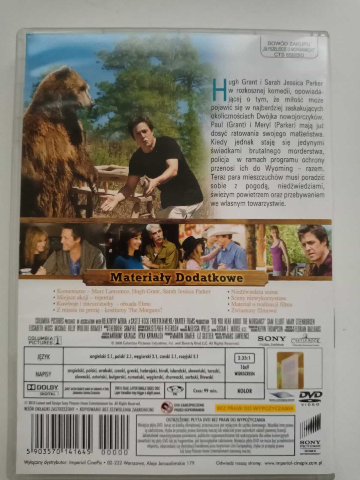 Filmy DVD Wskrzeszenie Mistrza Słyszeliscie o Morganach PL