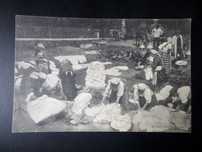Postal antigo , Luso 'Lavadeiras'. Ano 1914