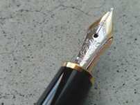 Перьевая ручка Mont Blanc Meisterstuck (+ фирменные чернила в подарок)