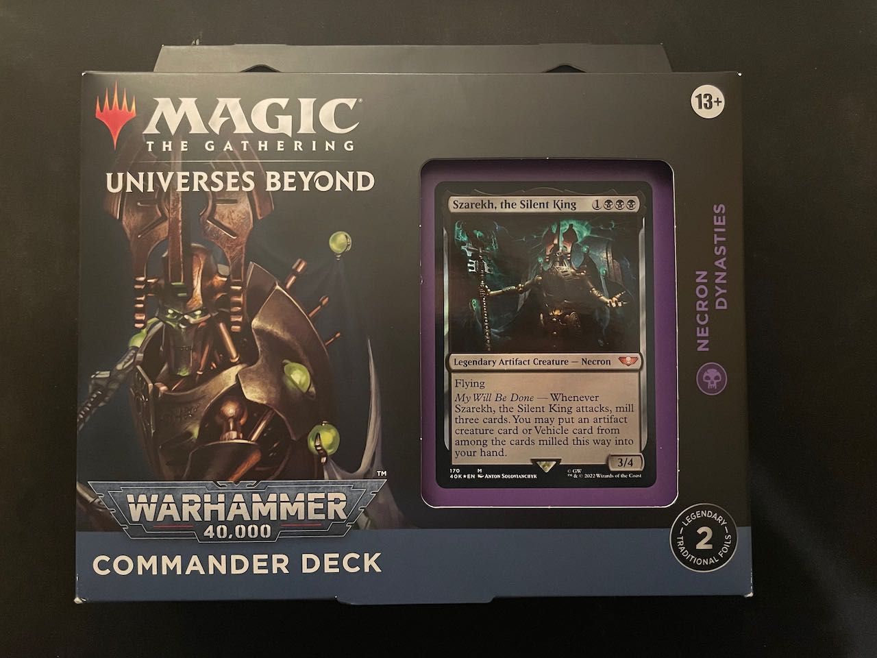 Magic The Gathering Commander Warhammer 40K - Necron Dynasties