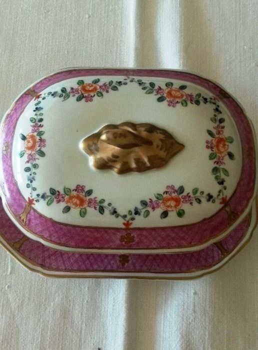 Terrina Miniatura Porcelana Artibus - Pintada à mão