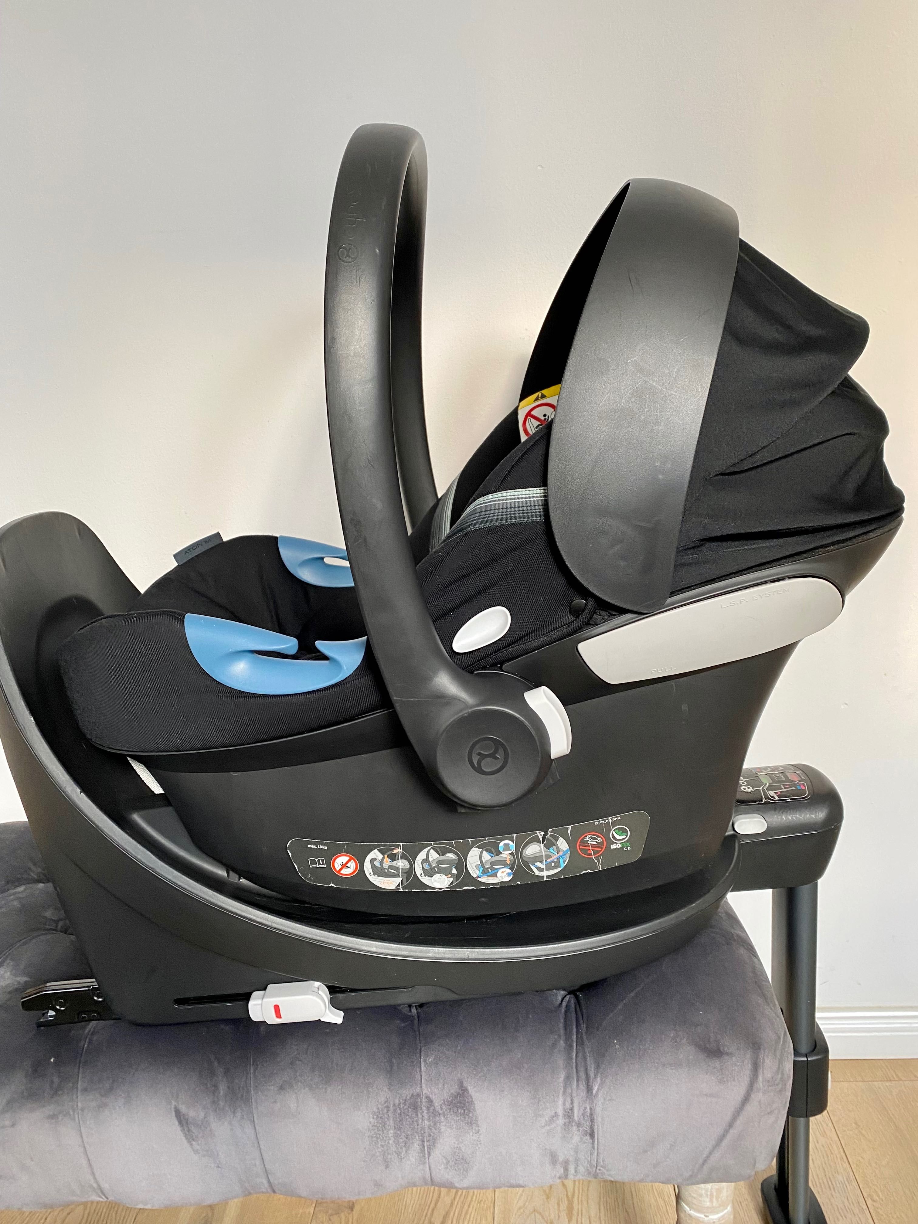 Cybex Aton M Fotelik Samochodowy + Baza 0-13kg Deep Black