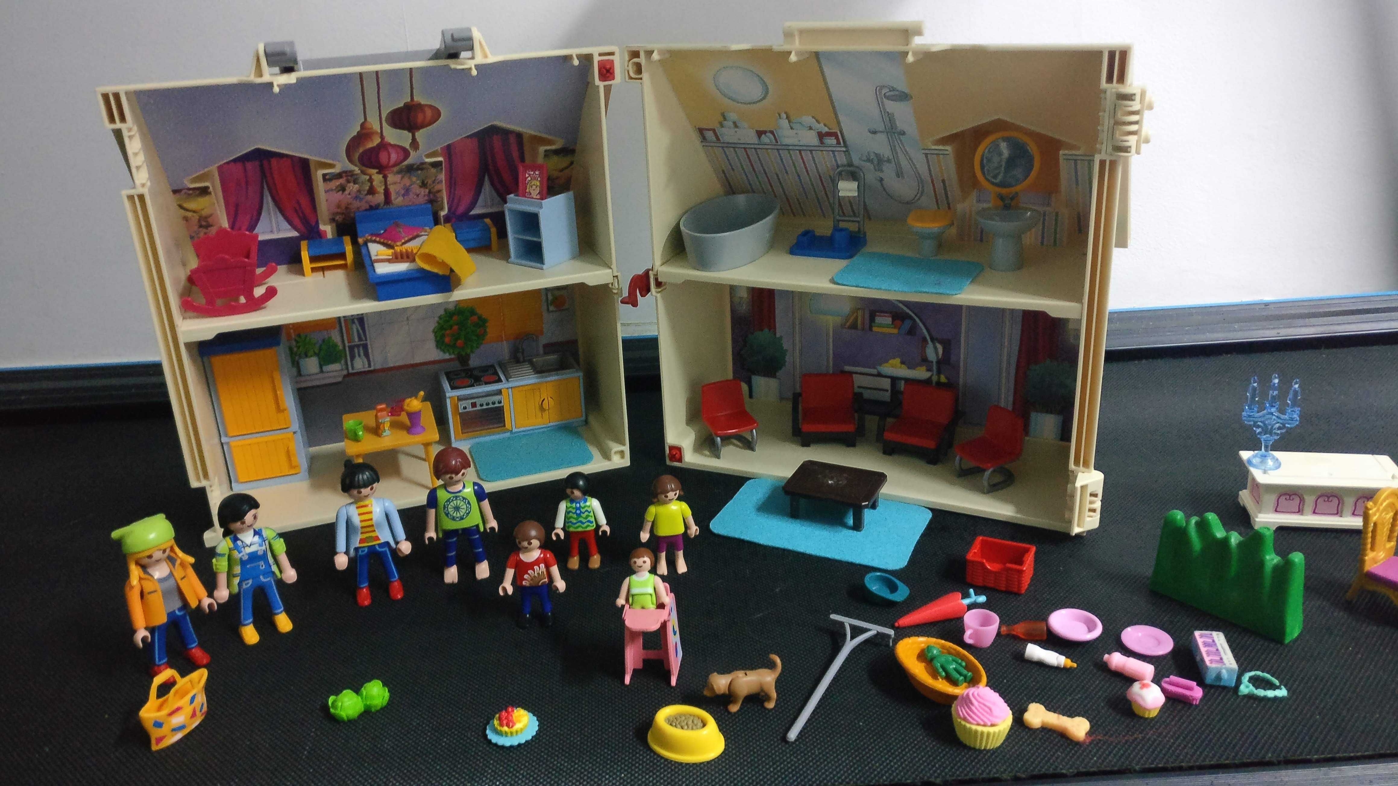 Casa e parque de diversões Playmobil