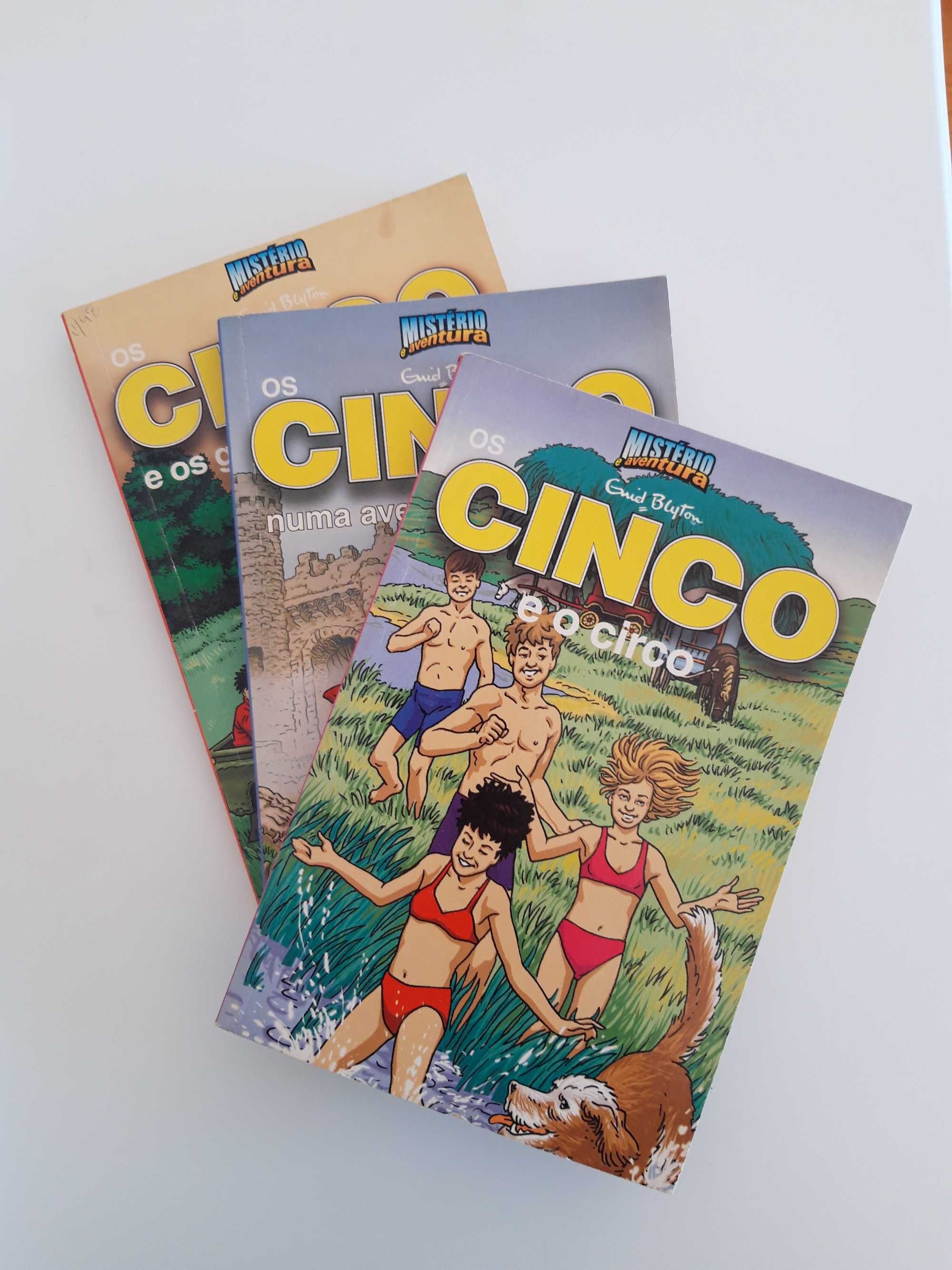 Livros da coleção "Os Cinco" de Enid Blyton