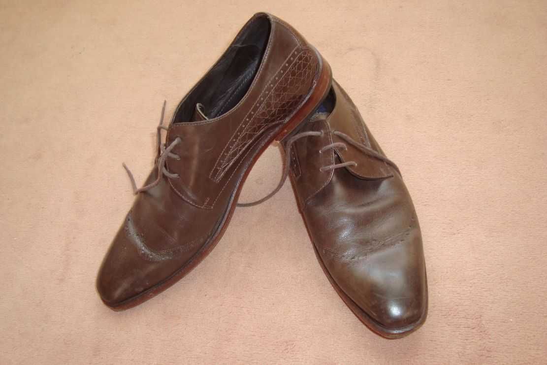 eleganckie buty półbuty skóra naturalna rozm 42 wittchen