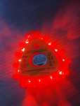 lampa ostrzegawcza flara led na baterie kogut stroboskop drogowa aaa