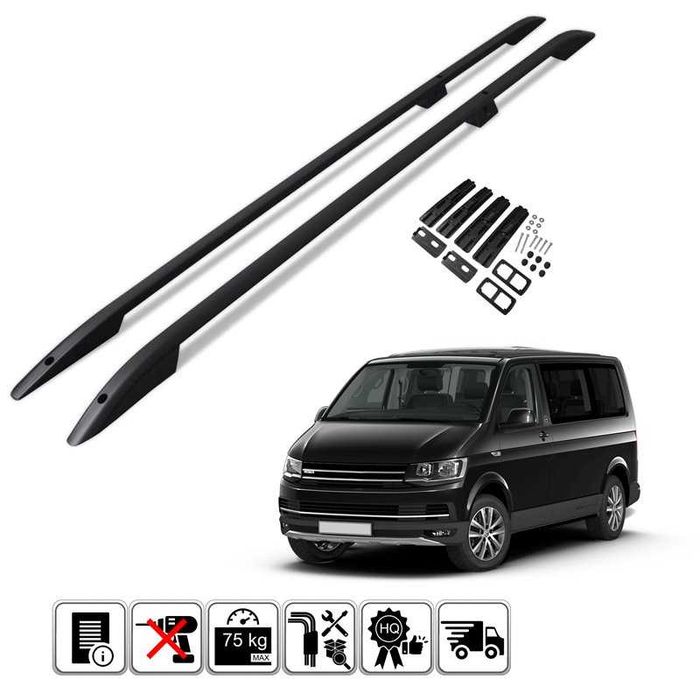 Relingi dachowe Volkswagen TRANSPORTER T5 T6 SHORT belki na dach