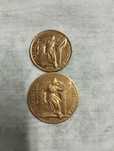 2 belas moedas 50 centavos e 1 escudo 1926.1924