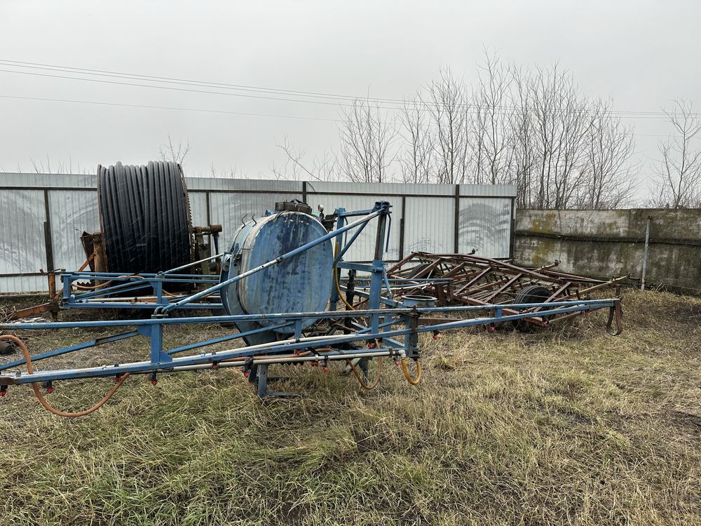 Продам оприскувач 630л 15,5м нержавіюча бочка