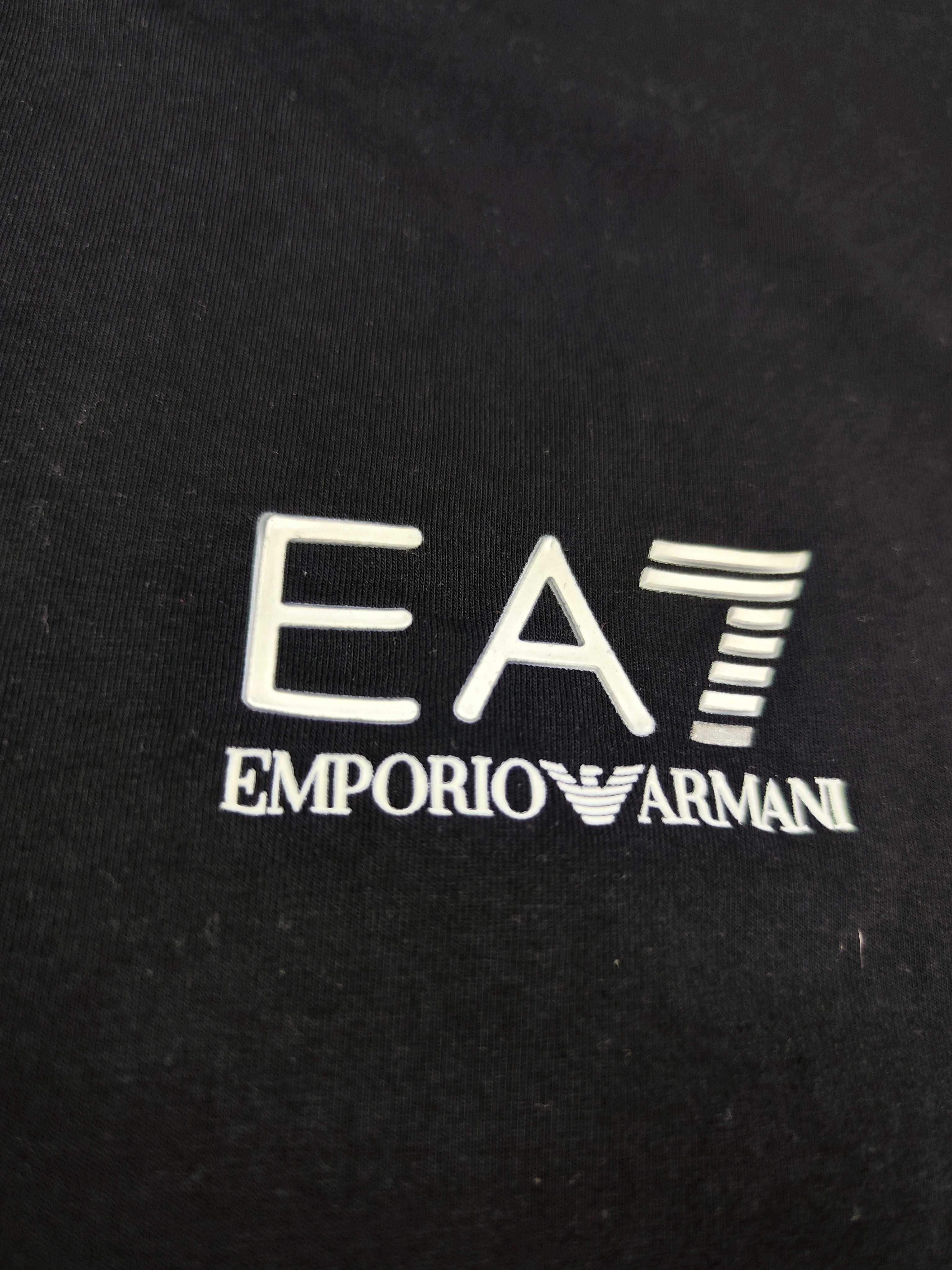 Koszulka Emporio Armani EA7 T-SHIRT czarna basic męska r. XL