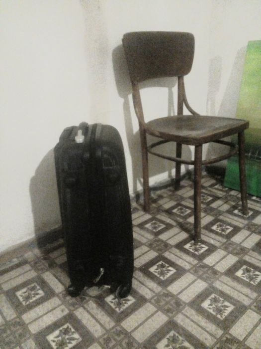 Чемодан дорожная сумка возик. На колёсах