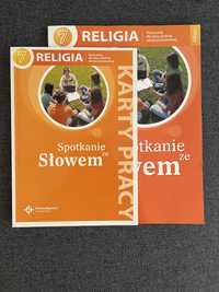 Książka i ćwiczenia do religii do klasy 7