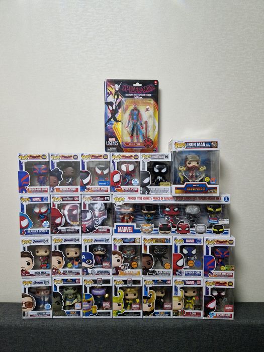Funko pop! Marvel, One Piece, Naruto