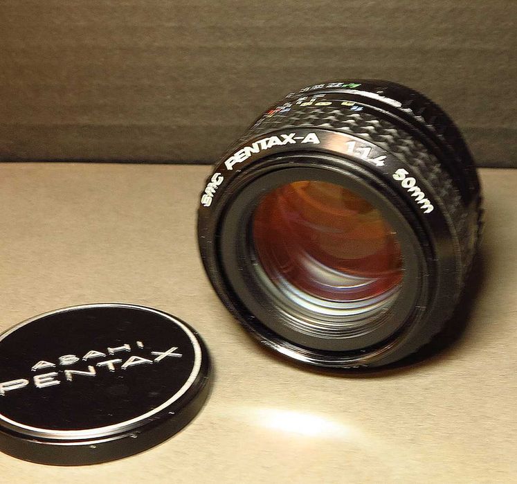 Obiektyw SMC Pentax 50/1,4 mocowanie Pentax K - ostrry!