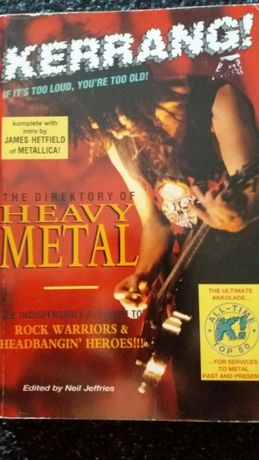 Kerrang tudo sobre metal livro com 250 pag