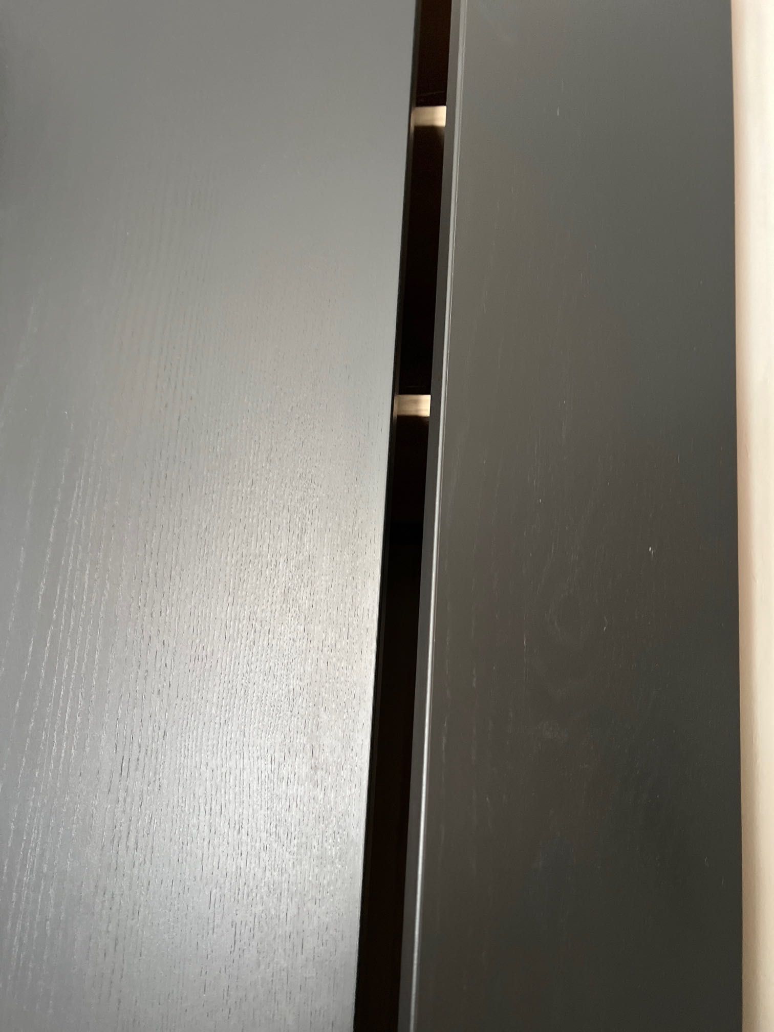Drzwi do wysokiej (236cm) szafy IKEA PAX w kolorze czarnym, szer. 25cm