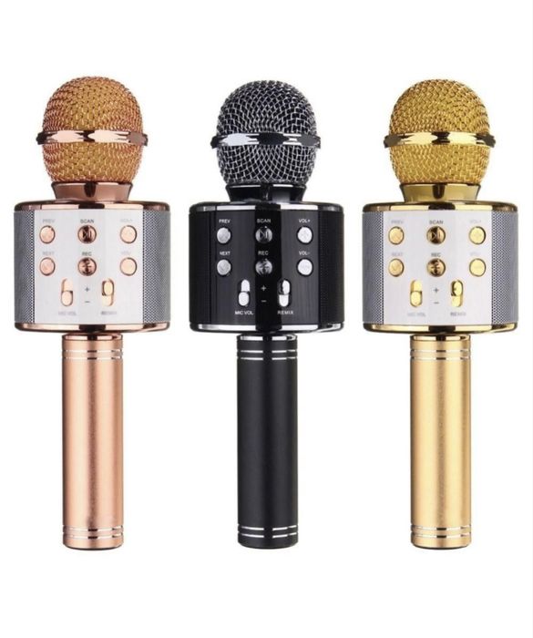 Дитячий мікрофон, десткий микрофон караоке колонка bluetooth