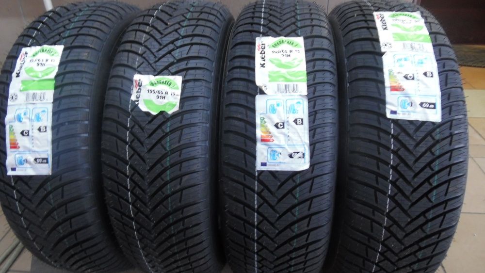 Nowe Model  195/65R15 KLEBER Quadraxer 3 , Opony Całoroczne , ANDAR