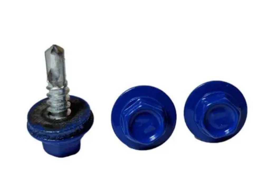 Покрівельний саморіз по металу новий 4,8*19 RAL 5005 по 0,50 за шт!