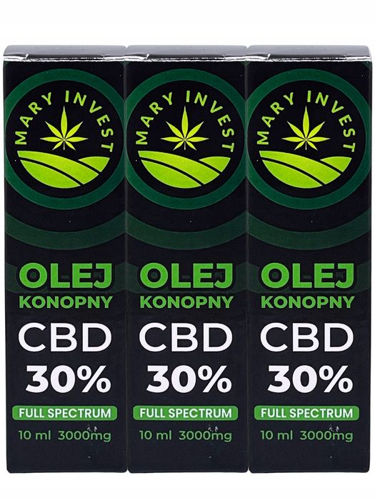 Olej CBD 30 % 3000 mg RAW | Pełne spektrum | Czeski |