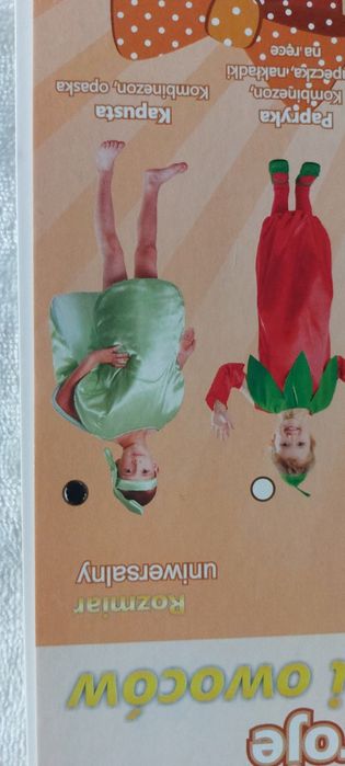 Strój , przebranie  Jabłuszko  dla przedszkolaka