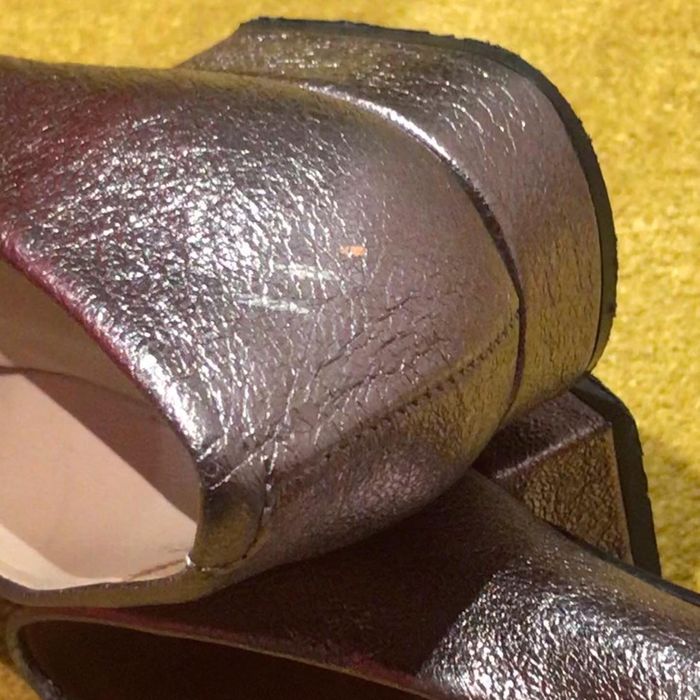 Sapatos Senhora Prateado Brilhante