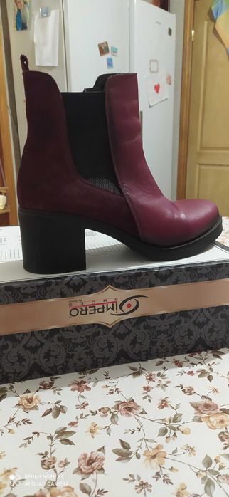 Демісезонні ботинки шкіряні